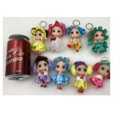 8 poupées / porte-clés Ddung dolls