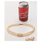 Collier et boucles d'oreilles Richelieu