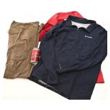 Pantalon Columbia, -8-, et 2 chandails Columbia,