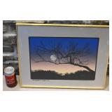 Sérigraphie de Claude Parmain, 11'' x 15'',