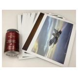 13 photos d'avions, 8.5'' x 11''