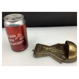 Rare et ancien bénitier, Germany, en métal