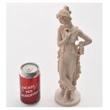 *Sculpture en albtre L. Toni, Dancer with finger