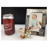 Cadre pour photo 3'' x 5'' et 2 figurines en