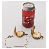 2 montres de poche, dont Wittnauer