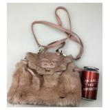 Bourse Moschino, en fourrure artificielle