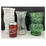 2 vases E.O. Brody et 1 Hoosier