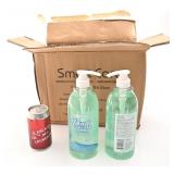 8 bouteilles de désinfectant à mains 1 litre