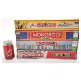 4 jeux Monopoly, complets