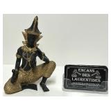 Sculpture en bronze, musicienne thaï¿½landaise