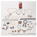 Lot d'anciens bijoux, dont Pierre, Continental,