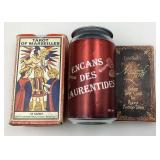 Anciennes cartes, Tarot de Marseilles et Medieval