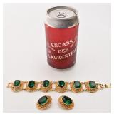 Ensemble bracelet et boucles d'oreilles,