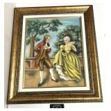 Pastel sur panneau, signï¿½ Yvonne Loiselle,