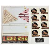40 autocollants Ski-doo, vintage
