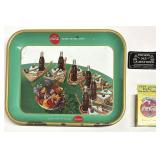 Ancien cabaret Coca-Cola, en mï¿½tal, et jeu de