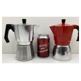 2 cafetiï¿½res italiennes