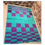 Courtepointe vintage, 47'' x 68''