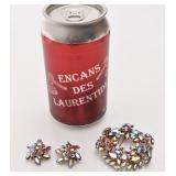 Ensemble Sherman, broche et boucles d'oreilles