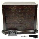 Grand coffre ï¿½ bijoux Bombay, avec clï¿½