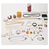 Lot de bijoux, dont Karen Palmer et argent 925