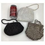 3 bourses perlï¿½es, vintage