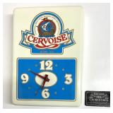 Rare horloge de biï¿½re Labatt Cervoise,