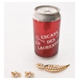 Ensemble Coro, broche et boucles d'oreilles