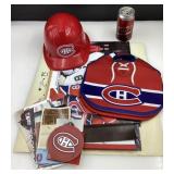 Lot d'objets de collection des Canadien de