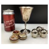 Coupe plaquï¿½e argent, 3 saliï¿½res plaquï¿½es