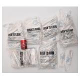 Lot de fourchettes jetables, avec serviettes,