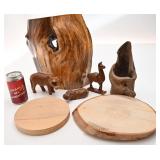 Piï¿½ces de bois / sculptures dï¿½coratives