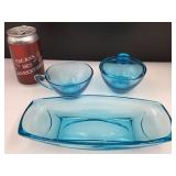 Ensemble de plats Hazel Altlas Capri Azure Blue,