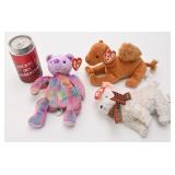 3 peluches TY Beanie