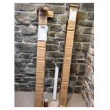 2 stores, 52'' x 64'', neufs, et 1 de 24'' x 72''