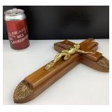 Ancien crucifix pour derniers sacrements, complet