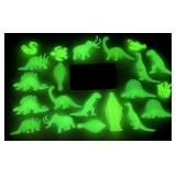 Figurine religieuse et dinosaures,