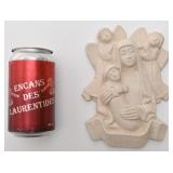Sculpture Marie, petit Jï¿½sus et les anges,