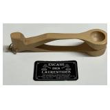 Cuillï¿½res ï¿½ percussion sculptï¿½es, en bois franc