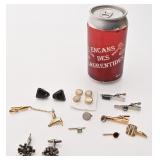 Lot de boutons de manchettes, dont en