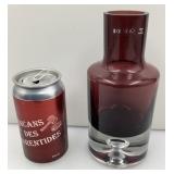 *Vase en verre Krosno, Pologne