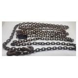 Chaîne 3/8'', 16 pieds, avec 2 crochets