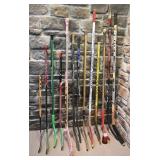 *Lot de btons de hockey variés