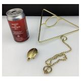 Tortue en laiton et support pour plante