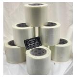 6 rubans fibreux, 4'', très résistants