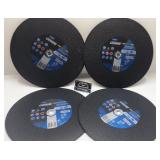 4 disques de coupe à métal, 14''