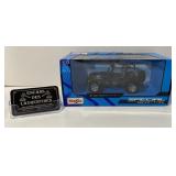 Voiture Maisto Jeep Wrangler, 1:27