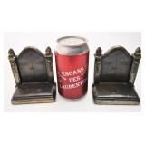 Serre-livres en métal non ferromagnétique