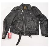 Veste de moto, en cuir, années '60,