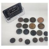 Pièces de monnaie, fin 1800 et début 1900,